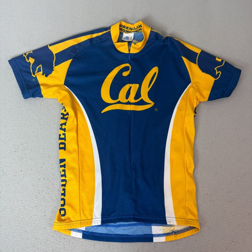 Adrenaline Promotions Cal Golden Bears Cycling Jersey Blue Yellow NCAA Bike